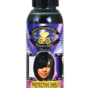 Bond Protective Shield Kharkoal 2 Oz - Organic Keratina & Vitamins for Complete Hair Scalp Protection - Gel Haircare Formula