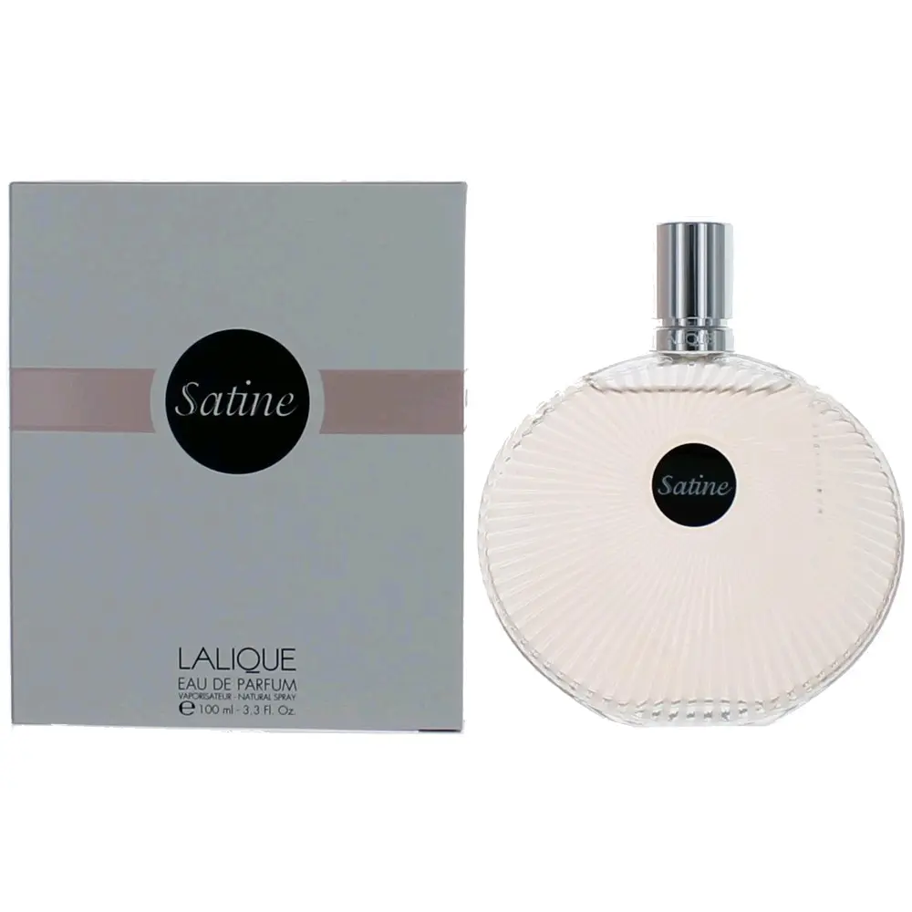 Lalique Satine Luxury Refined Women's EDP Spray - 3.3 oz, 100ml, Elegant Design, Minimalist Packaging, Radiant Bottle