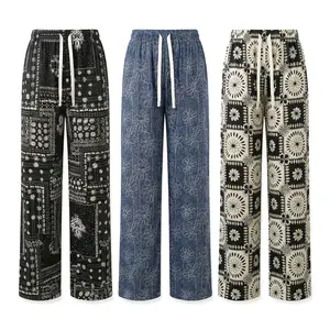 Women's Casual Wide Leg Sport Pants, Casual Sporty Trousers, Perfect Choice for Spring & Summer, Comfortable Fashion Design, Ideal for Daily Wear