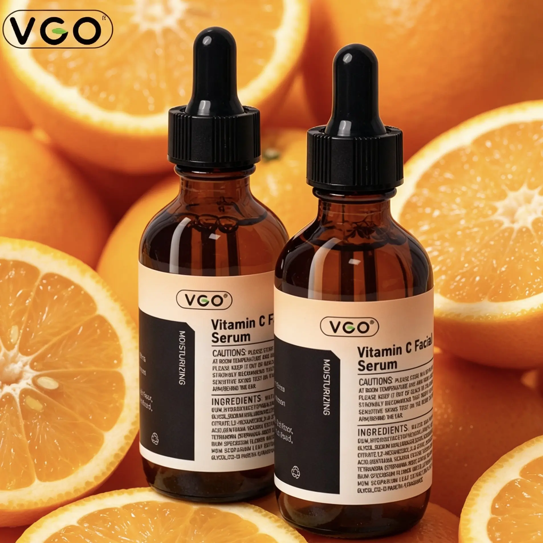 【Buy 30ml Get 60ml】VGO Vitamin C Facial Serum Essence - Radiant & Gentle Cleanser for All Skin Types -30ml/60ml - Moisturizing & Comforting DailySkincare Solution Moisture Cleansing