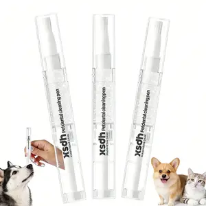 Dog Teeth Cleaning Kit, Cat/Dog Dental Care for Fresh Breath，Dog Teeth Cleaning Pen, Dog Tartar Remover for Teeth, Cat/Dog Tooth Whitening & Cleaning, Natural Plant Substance-Pet Teeth Repairing Kit，dr  by  cat  or  alampoule