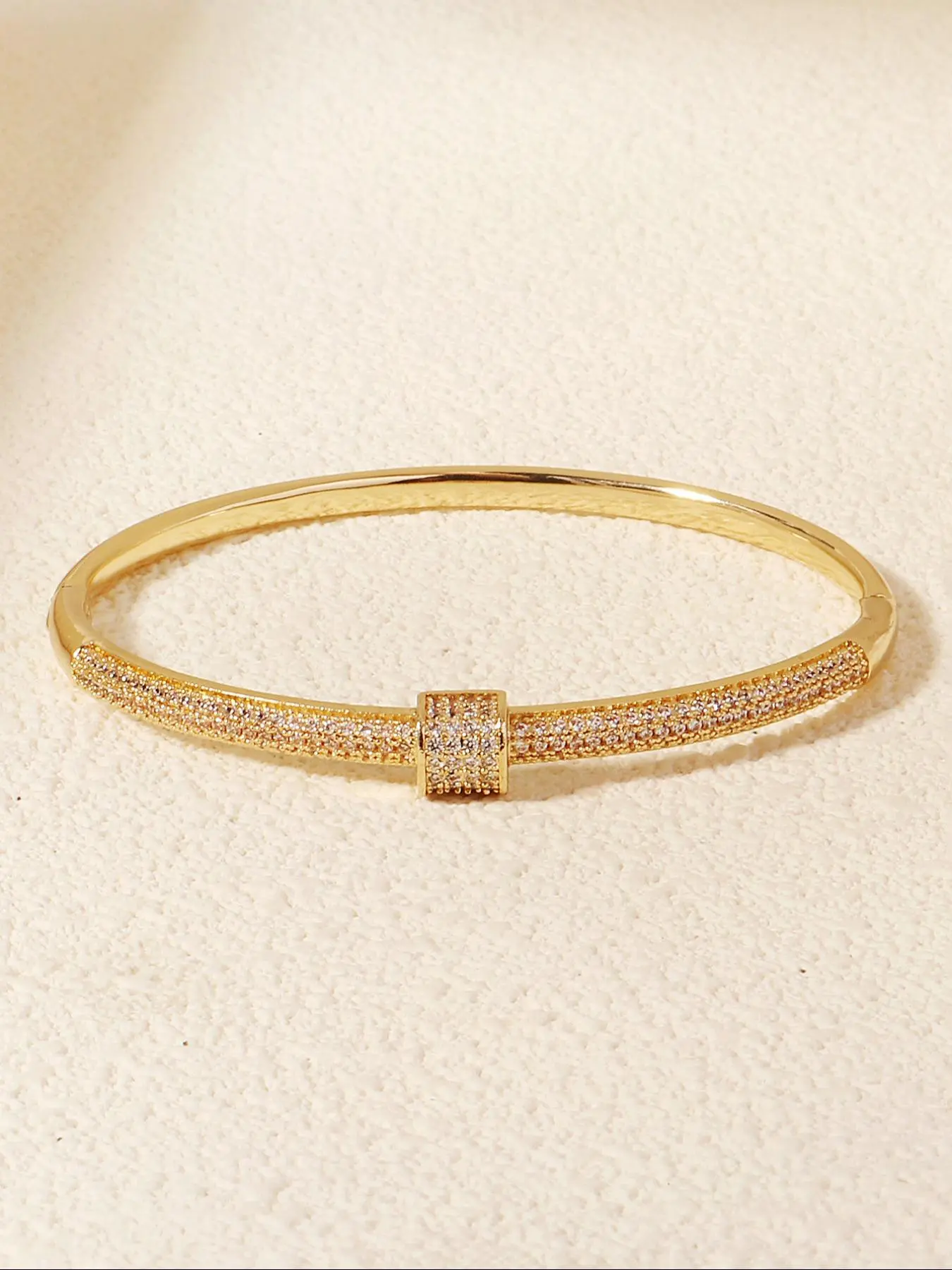 Simple Fashion Classic Bangle, Fashion Jewelry for Party, Daily Clothing Decor, Trendy All-match & Exquisite Jewelry for Birthday Gift, Elegant Minimalist Bangle