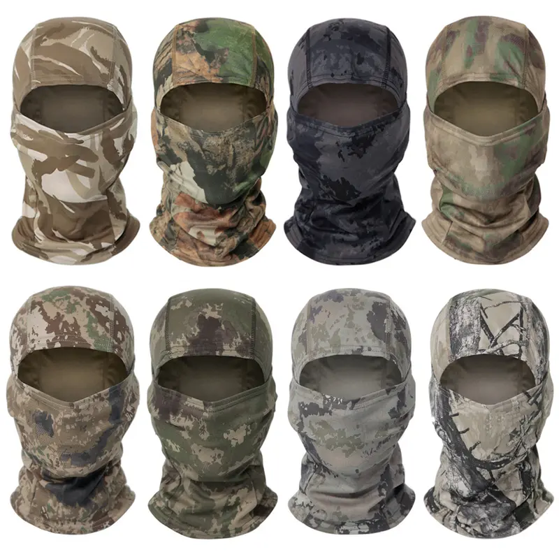 5PCS Balaclava Face Mask UV Protection Ski Sun Hood Tactical Masks for Men Women Skiing Snowboarding Motorcycling Cycling Running Trekking Mountain Climbing Universal Fit