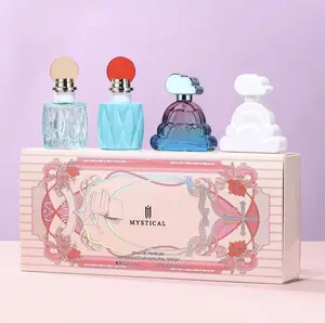Cloud Series Perfume Gift Set - 30ml*4(1.OFL.OZ.*4) - Floral Musk Fragrance Collection - with Rich Floral& Soft Musk Notes - Travel Perfume - Gentle & Attractive, Perfect for Casual Formal Wear - pheromone perfume - ok perfume