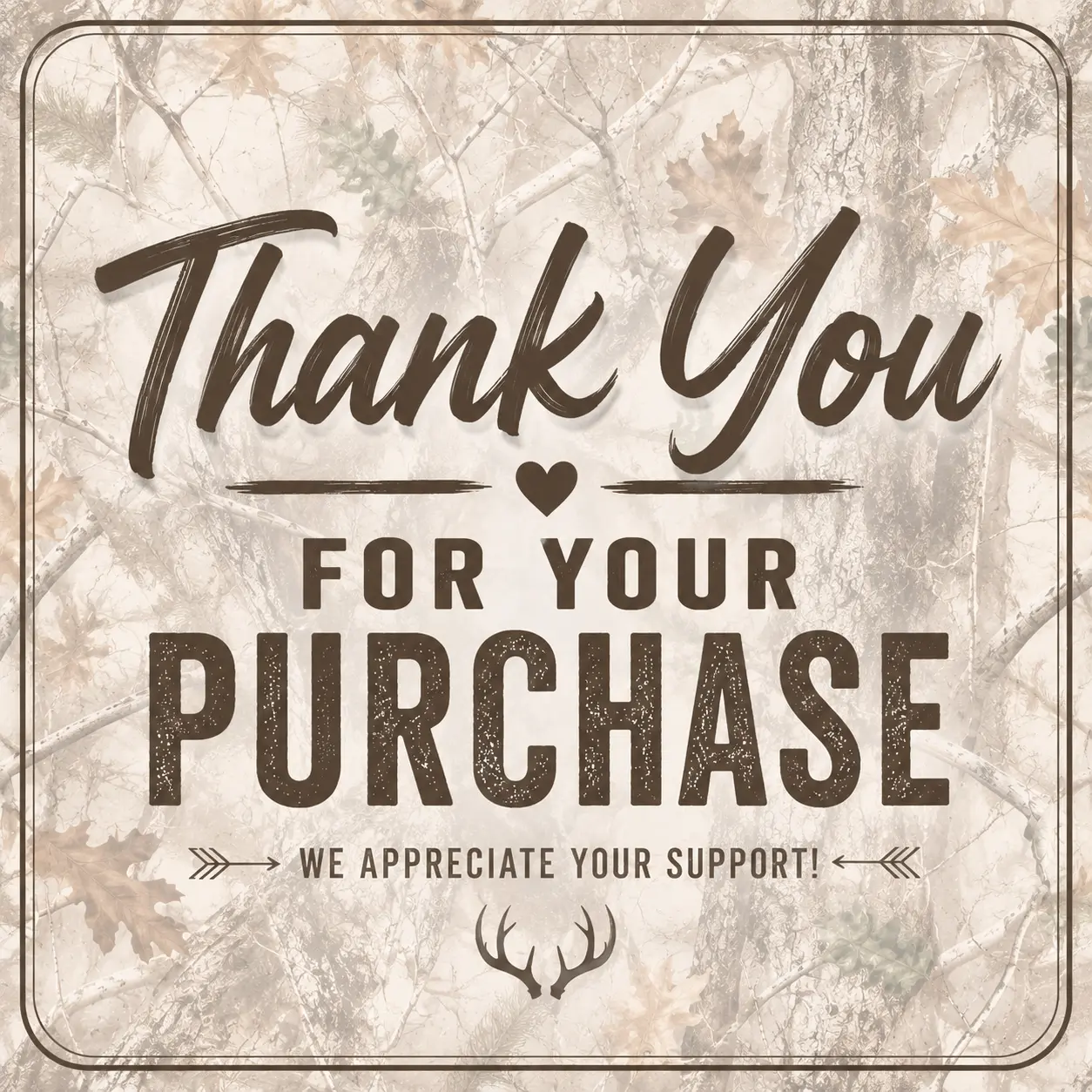 thank you for your purchase