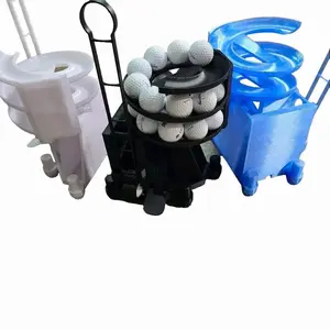 Effortless Golf Ball Holder - Semi Automatic Teeing Device - Back Saving Design - 3D Printed PETG Material - Holds Up to 25 Balls - Precise Placement - Adjustable Stability - Durable Construction