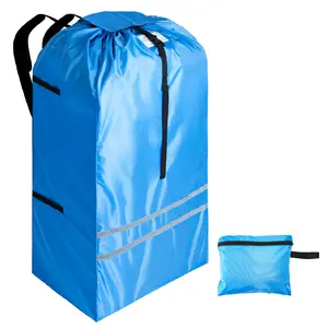 Extra Large Stroller Travel Bag for Airplane, Heavy Duty Gate Check Stroller Bag, Compatible with WONDERFOLD,BABY TREND,EVENFLO,JEEP,VEER