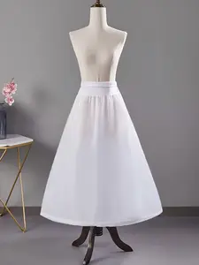 Fluffy Ball Gown Underskirt with 1-Hoop, Gothic Victorian Renaissance Petticoat, Elegant Loose-Fitting Skirt for Bride & Lady