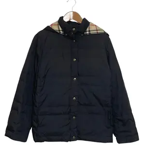 Pre-owned BURBERRY Others Small Leather Goods Nova Check Hooded Down Coat
