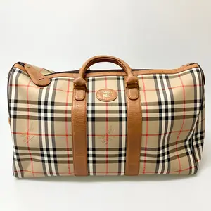 Pre-owned BURBERRY canvas Tote Bags duffle 50