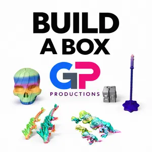 GP Productions Live Build A Box - $20 to $200 3D Articulated Figures Fidgets and Goodies