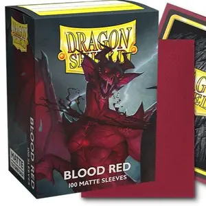 Dragon Shield Sleeve: Matte Blood Red