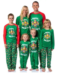Despicable Me Minions Happy Holidays Jogger Sleep Family Christmas Pajama Set