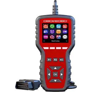 OBD Scanner with Color Screen – Engine Diagnostic Tool to Read & Clear Check Engine Light, Live Data & VIN Scan, I/M Readiness & Battery Voltage Monitor for Most OBD Vehicles