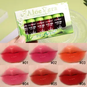 Aloe Vera Lip Gloss Lip Tint Long-Lasting Non-Fading Hydrating Lip Color, Moisturizing Lip Balm for Soft Lips, Perfect for Daily Use