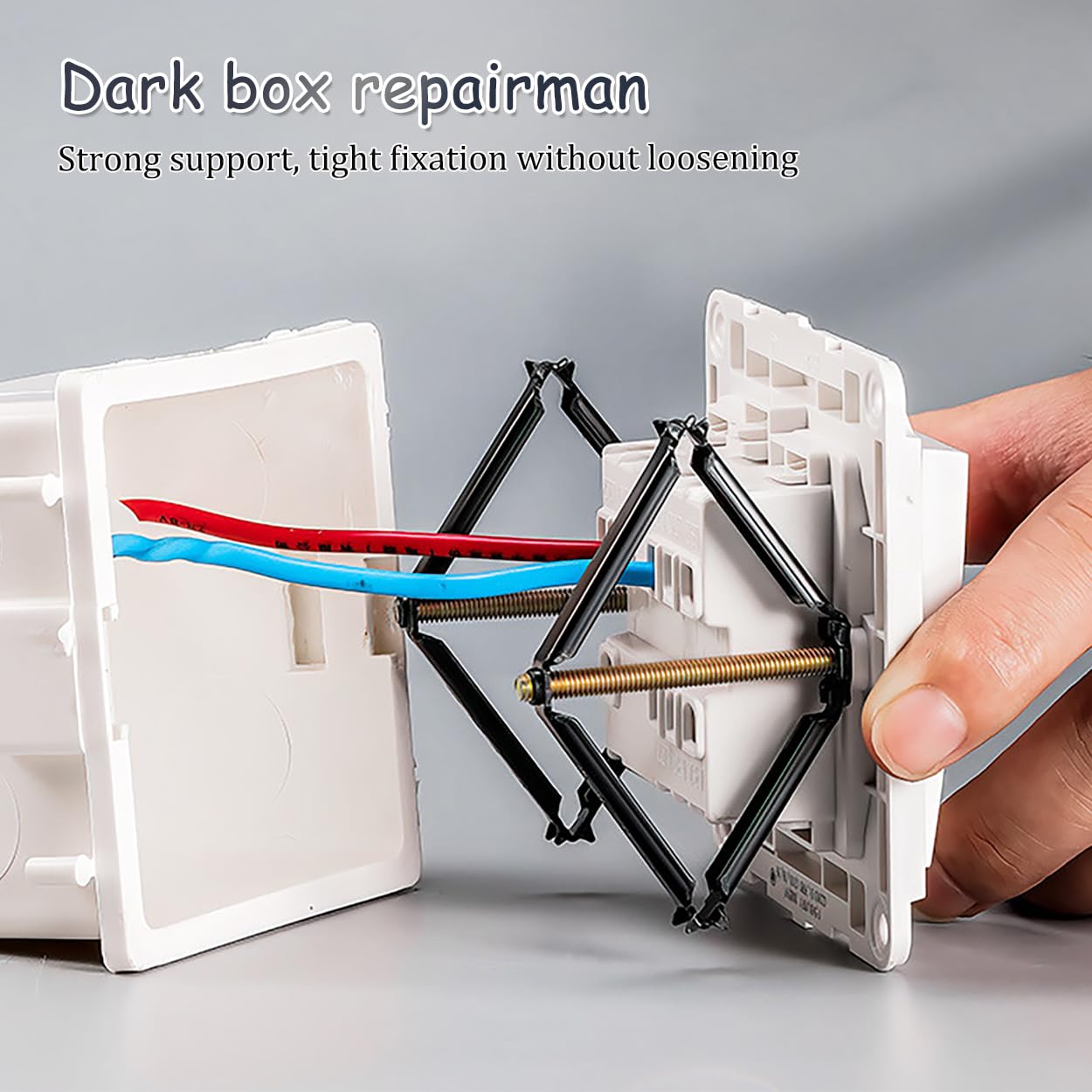 Electrical Outlet Box Repair Tool | Wall Socket Fixing Kit for Switch & Junction Box | Quick Retrofit Repair Kit