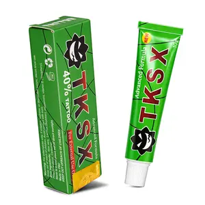 TKSX Tattoo Numbing Cream Painless Procedure 40% Very Strong  For Tattoos Piercings Laser Removal Waxing Eyebrow Threading 10g
