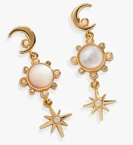 Alex and Ani Stargazer Drop Earrings