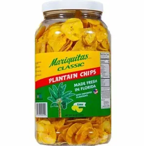 Mariquitas Plantain Chips — Lime, 20oz