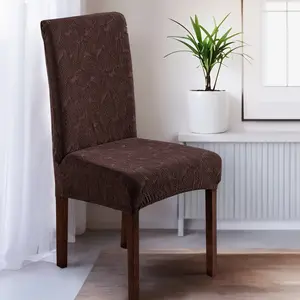 Stretch Jacquard Chair Covers, Removable Washable Dining Chair Covers, Anti-Dust Dining Room Chair Covers Cushion Slipcovers #TikTokShopHolidayHaul