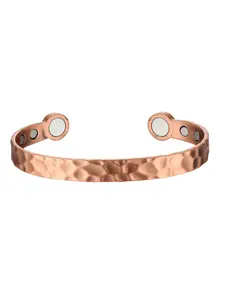 Fashion Magnetic Bracelet, Copper Cuff Bracelet, Pure Copper Bracelet, Adjustable Open Bracelet for Men & Women, Fashion Jewelry for Party, Daily Decor, Exquisite Jewelry for Gift