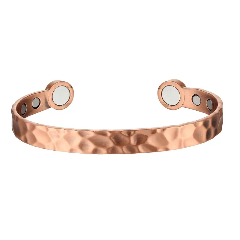 Fashion Magnetic Bracelet, Copper Cuff Bracelet, Pure Copper Bracelet, Adjustable Open Bracelet for Men & Women, Bracelets Jewelry, Fashionable Bracelet Style, Adjustable Bangles, Fashion Jewelry for Party, Daily Decor, Exquisite Jewelry for Gift