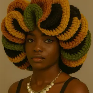 Xxl Jack o lantern Crochet Handmade xl Ruffle Bucket Hats  Trend Hat Acrylic Casual Summer Multi Color Women's Fashion Accessory