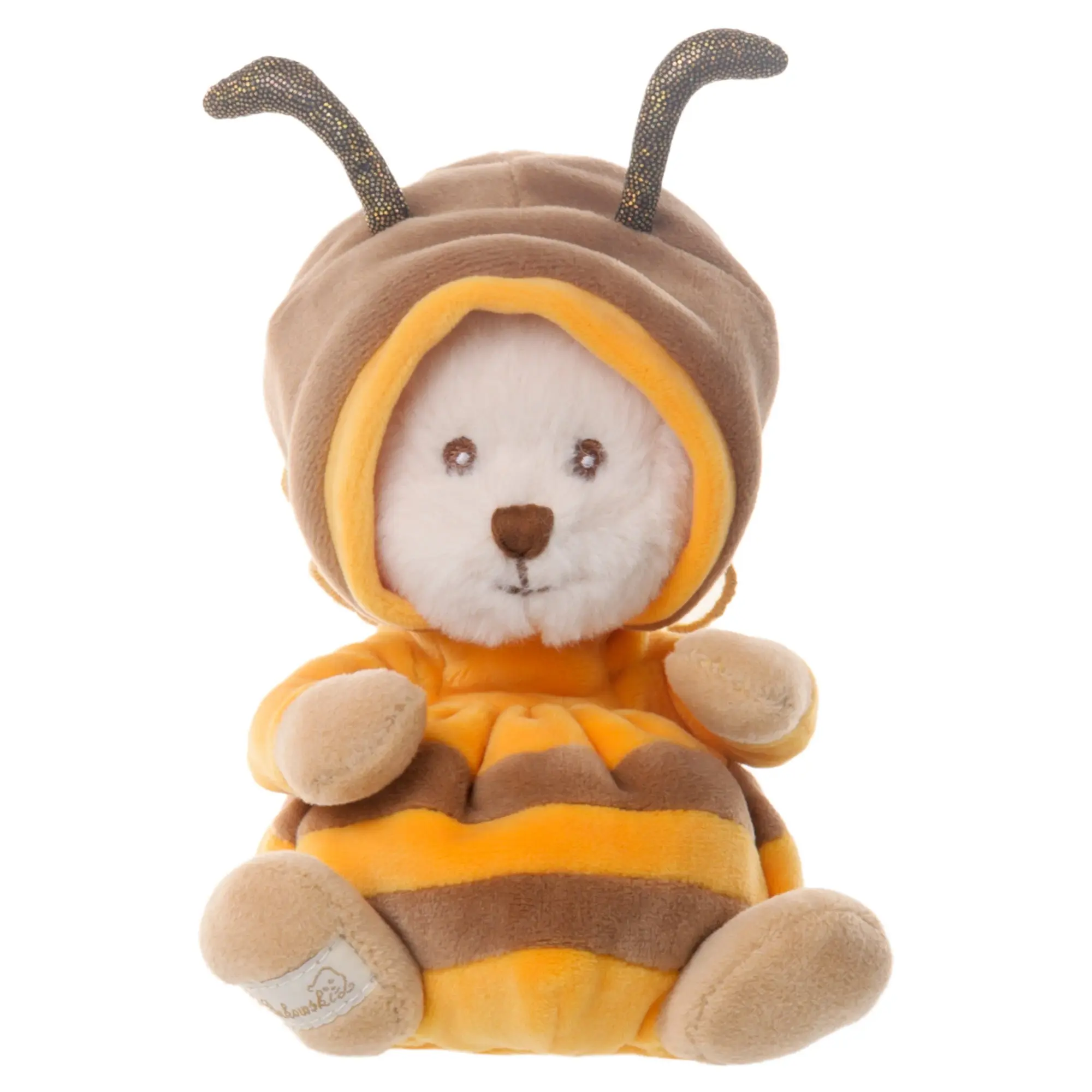 Bukowski Bears Ziggy Bee 5.5 Inch Soft Plush Yellow and Black Bee Stuffed Animal Toy for Babies and Kids