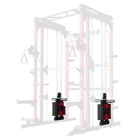 RITFIT WSM1 M1-Compatible Incline Stack Set - Home Gym Adjustable Home Fitness Equipment, 264lbs Capacity, 5° Incline Plate, Weight Slide, Adjustable Gear, Customizable Stickers, 308lbs Each Side, 440lbs Combined for Advanced Users