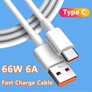 6A USB A to Type C Charging Cable 3.3FT/6.6FT USB C Cable Compatible for samsung S25S24S23S22S21S20S10E Note2010, Smartphones USB-C Charging Data Cord Mobile Phone Type C Charger Cord