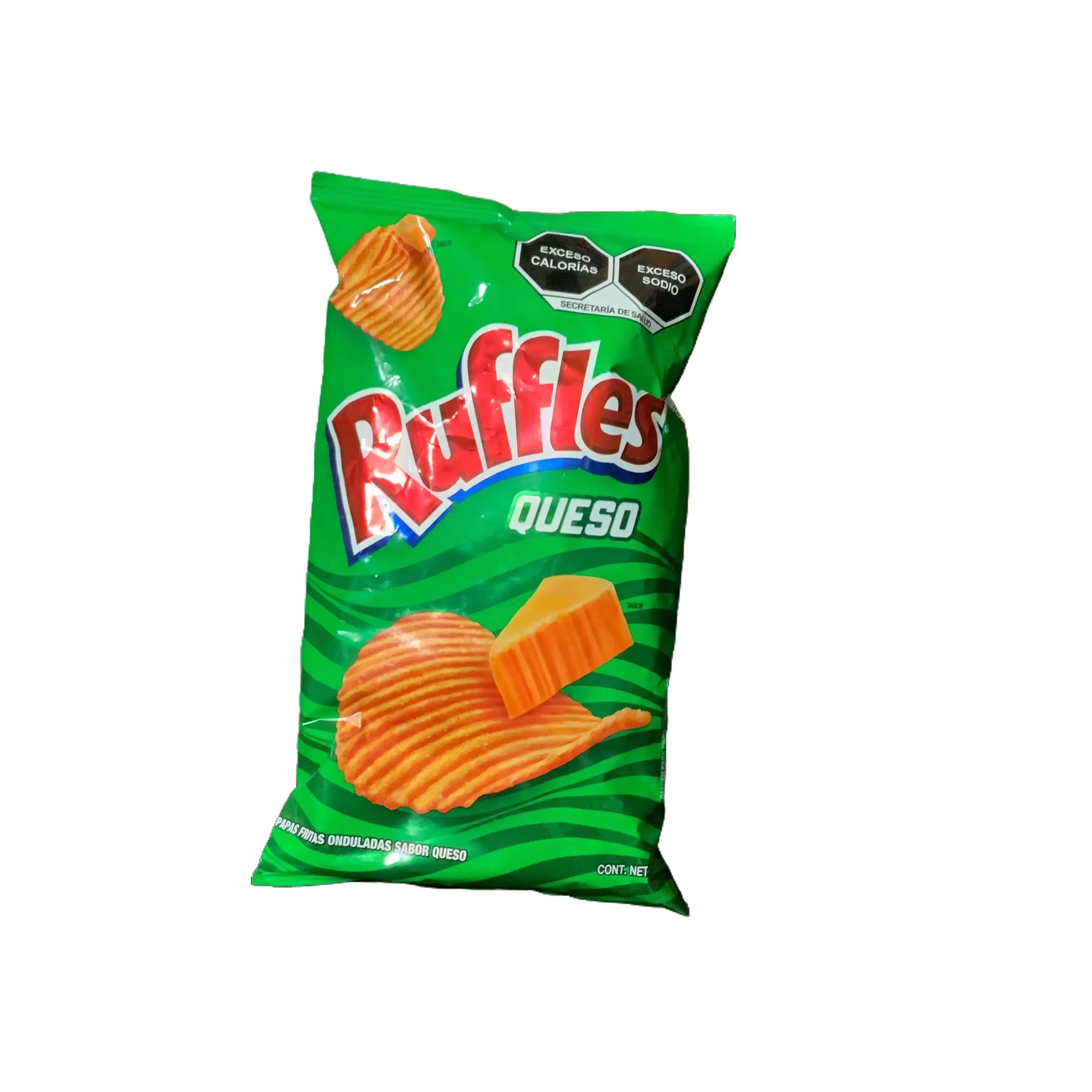 Ruffles queso 10 pack Normal Size Bags - Crispy & Crunchy Mexican Chips for Quick Snack Enjoyment