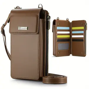 CaseMe Small Crossbody Cell Phone Bag for Women, RFID Blocking Shoulder Handbag Strap Wallet Purse with Card Slots