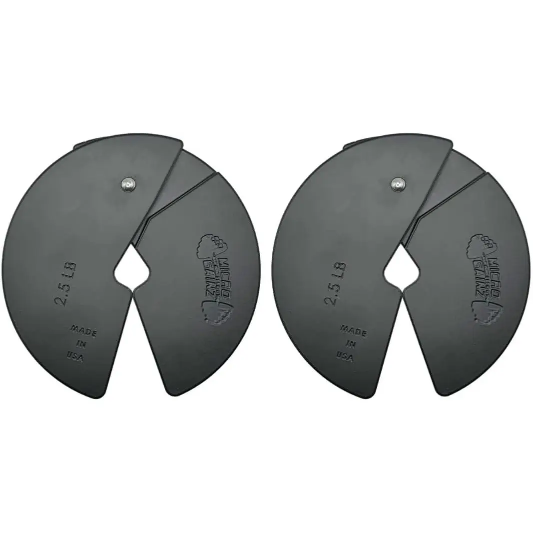 Dumbbell Frctionl 2.5 lb Weight Ple, Idel for  Loding, (Choose Color) 2 count Frctionl Weight Ples, Designed for Dumbbell Trining, Mde In