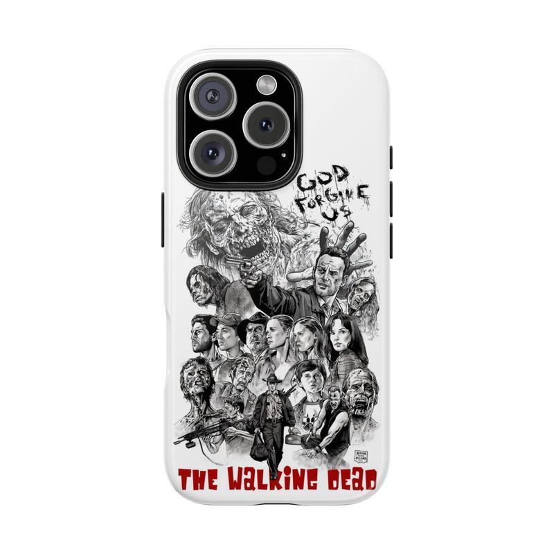 The Walking Dead Tough Phone Case Survival Movie Gift For Fan Phone Accessories TWD Phone Case Suitable for iPhone 17-11 Pro Max/Plus and  Samsung Galaxy S23-25