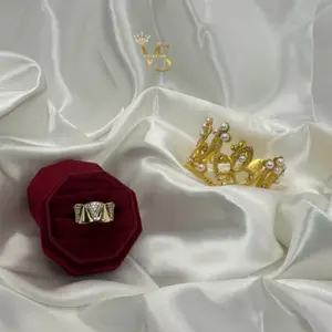 Valdes Luxury #39 – Elegant 14K Gold Plated Bow-Shape Ring | High Quality | Daily Use