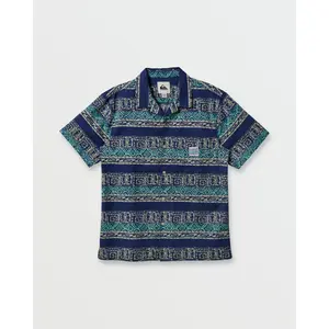 Global Heat Casual Short Sleeve Shirt - Turbo Blue