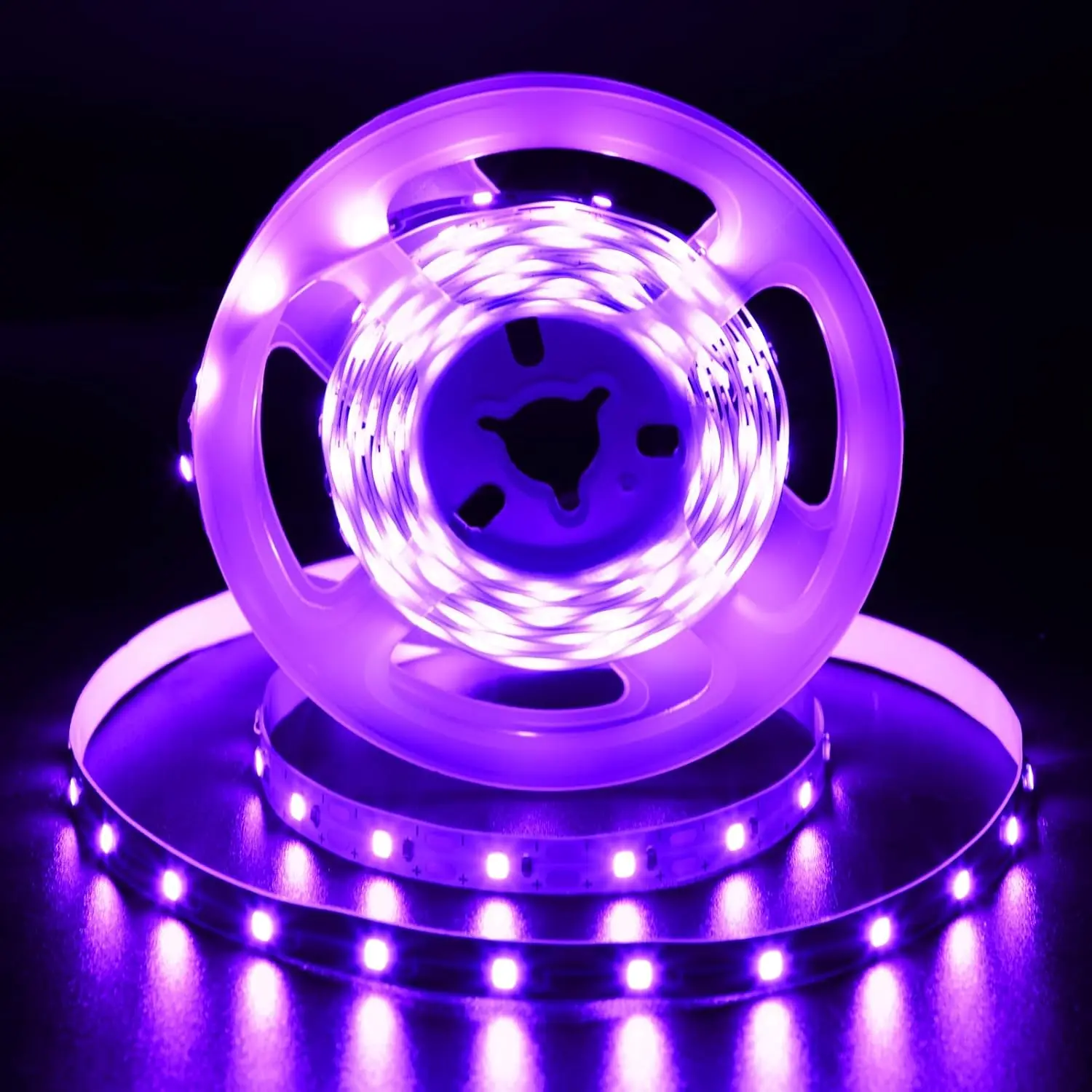 5V Low-Voltage USB 2835 SMD Super Bright Cuttable PC Plastic LED Strip DIY Kit - 9.8Ft 180 LEDs, Self-Adhesive, Easy to Install for Car, Bar, Club Decor, Cabinet (Purple)