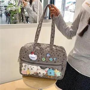 New Harajuku  Daily Commuting One-shoulder Crossbody Bag Comic Exhibition Hand Tote Bag Girl Cute Sweet Kawaii Ulzzang Ita Bag