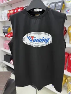 Winning Mens Tank Top Workout Shirts Sleeveless Quick Dry Muscle Shirts Athletic Gym Vest Woven Ultra Soft Moisture Wicking Breathable 4-way Stretch Reflective Safety