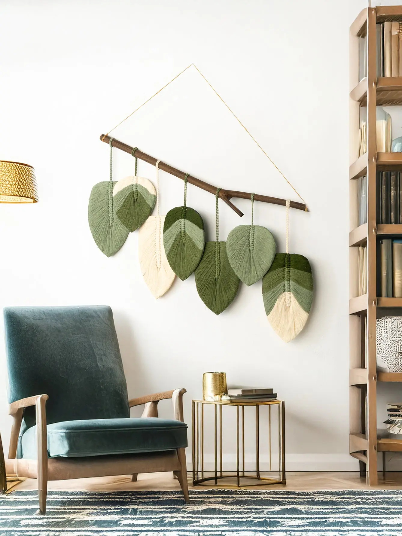 Lenka Large Boho Macrame Leaves