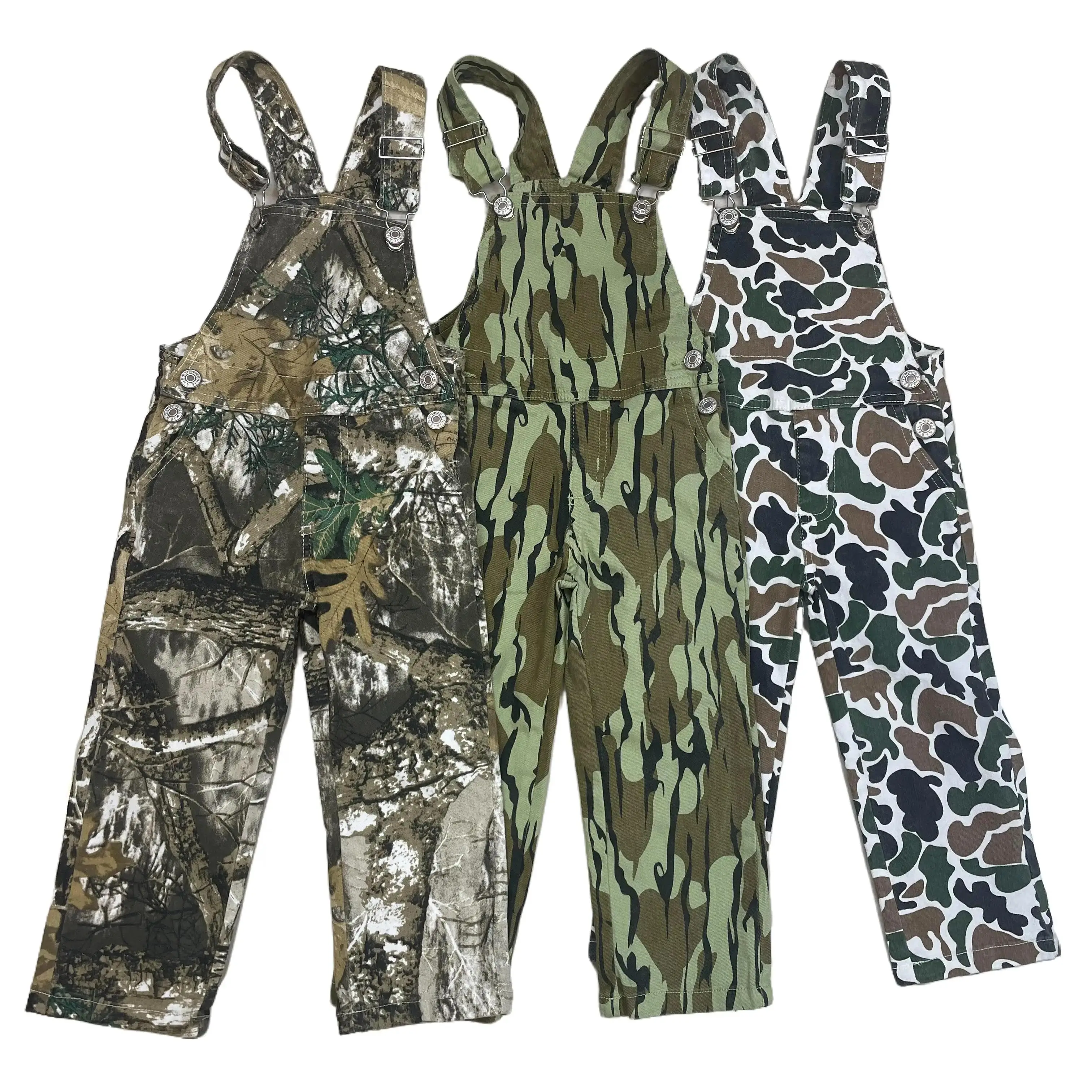 toddler boy denim overalls boy camo jumpsuit hunting clothes camouflage clothing