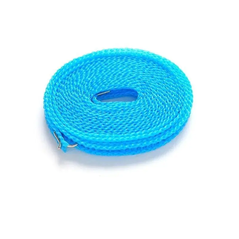 3、5、8M Portable Anti-Skid Windproof Clothesline Fence-Type Clothesline Drying Quilt Rope Clothesline Outdoor Travel Clothesline Laundry Products Home Goods