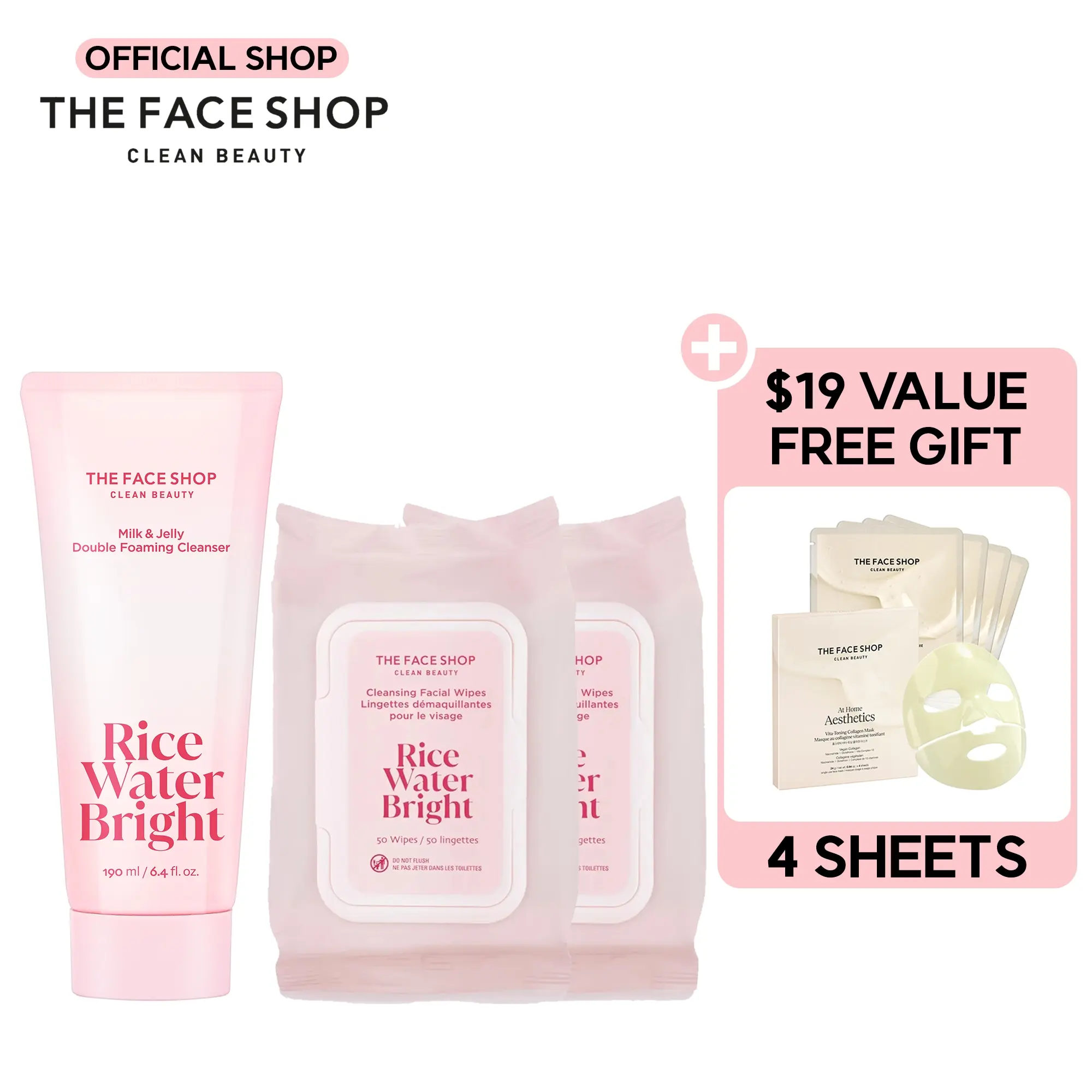 Milk & Jelly Double Cleanser + Wipes 2-PACK BUNDLE