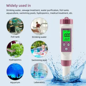 Multi-Function Seven-In-One Digital Water Quality Analyzer, Precise Ph Detection, Bluetooth-compatible Data Transfer, Portable Design, Ideal for Home Use