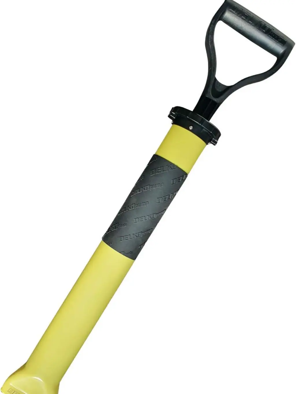 DELKOpump 1.1L Rubber Grip Compound Tube, 675mm Speed Filler with Flat Nozzle, Under 1-Minute Easy Cleaning Design - Home Improvement Hand-Pump Nozzle Drywall Taping Tool
