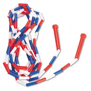 212 MAIN Segmented Plastic Jump Rope, 16-ft, Red/Blue/White, Pack of 6 (DDI 508576), Pack Of Six