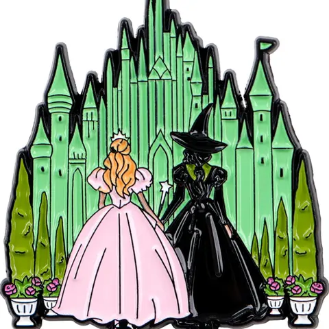 Magic Witch Friend Enamel Brooch, Creative Cute Design Badge, Halloween Personalized Clothing Accessory, Perfect Gift for Her, Durable Metal Pins, Fashion Accessory, Alloy Brooch Pin