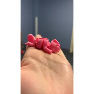 3D Printed Articulated Chameleon – Mini Flexi Lizard Desk Toy & Decor