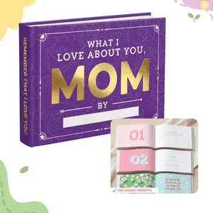 What I Love About You Mom Book – Fill in the Blank Gift for Mom, Personalized Keepsake for Mother’s Day, Birthday & Christmas