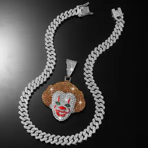 🃏 🔥 🔗   "PHANTOM JOKER'S REBELLION" Punk Clown Cuban Chain - Glow-in-Dark Venom Teeth &for Halloween/Christmas! # HallowBling2025 # CyberPunkOracle